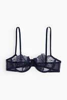 Embroidered Balconette Bra