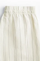 Linen-Blend Pants