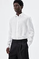 Regular-Fit Linen Shirt