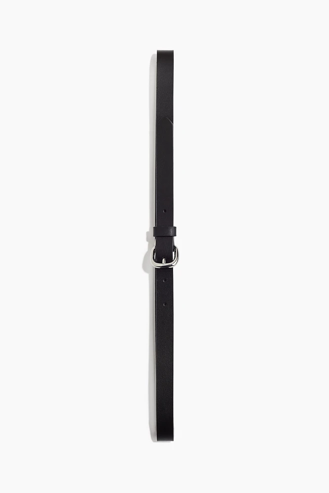 Narrow Leather Belt