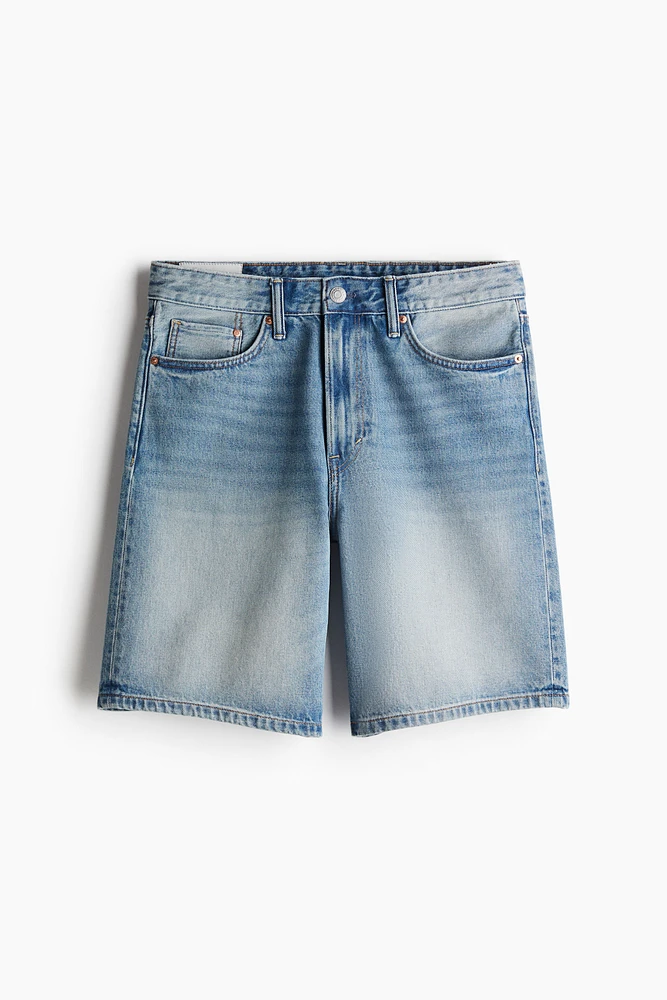 Relaxed Denim Shorts