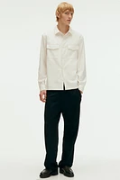 Regular Fit Utility Overshirt