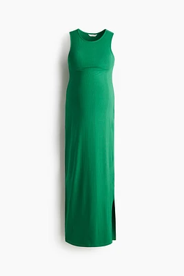 MAMA Ribbed Viscose Dress