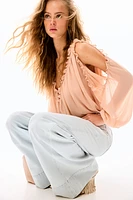 Wide High Jeans