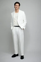 Regular-Fit Linen-Blend Jacket