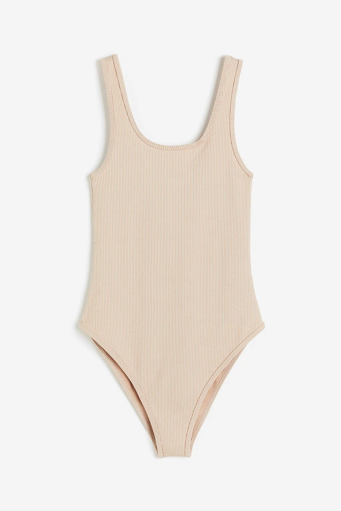 Ribbed Jersey Bodysuit