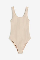 Ribbed Jersey Bodysuit