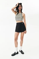 Jupe-short croisée