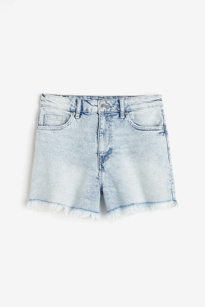 High Waist Denim Shorts