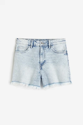 High Waist Denim Shorts