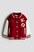 Baseball Jacket with Collar