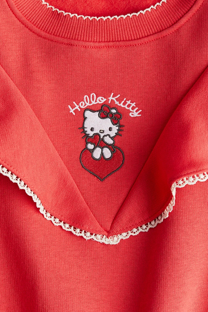 Chandail en molleton avec motif