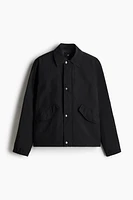 Regular Fit Nylon Utility Jacket