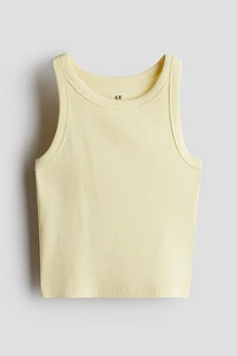 Ribbed Cotton Tank Top