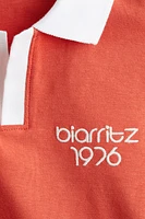 Embroidered-Detail Polo Shirt