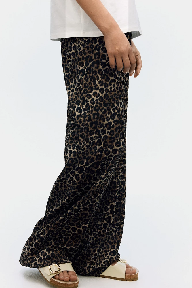 Pantalon en jersey texturé