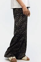 Textured Jersey Pants