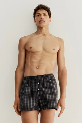 3-pack Woven Cotton Boxer Shorts