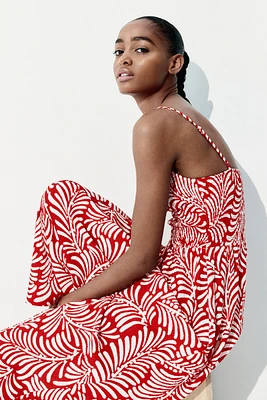 Smocked Strappy Dress