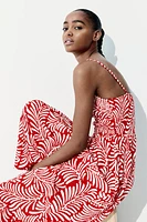Smocked Strappy Dress