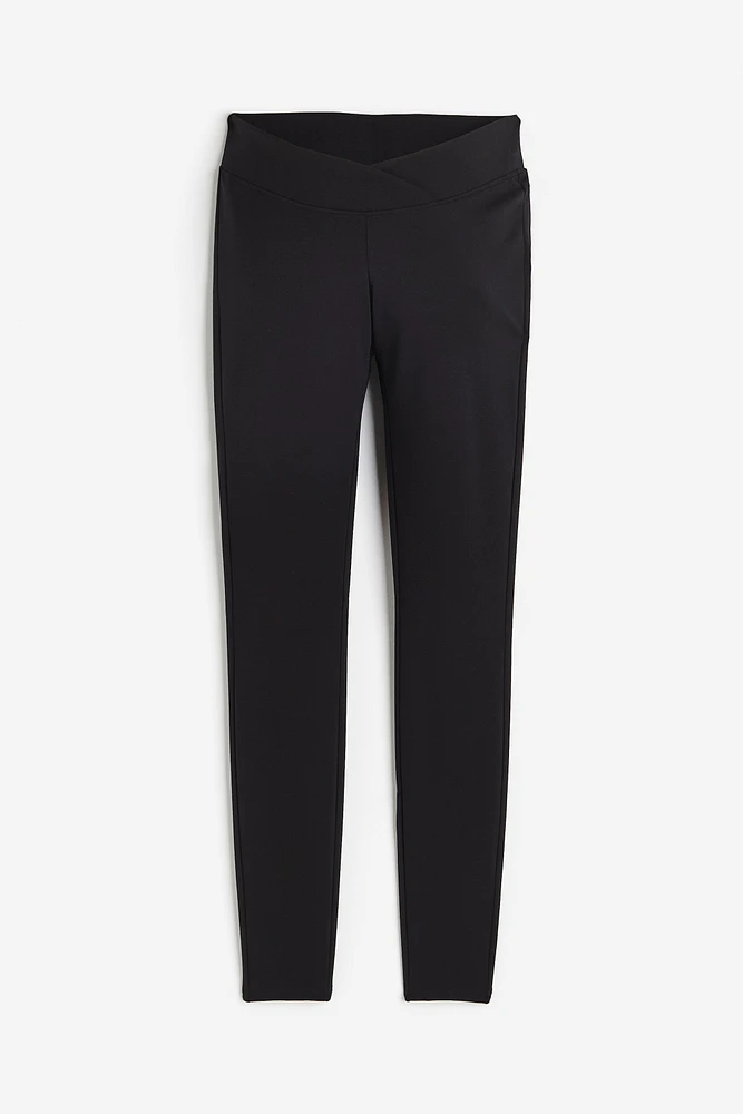 MAMA Wrapover-waist Leggings