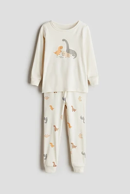 Snug Fit printed cotton pyjamas