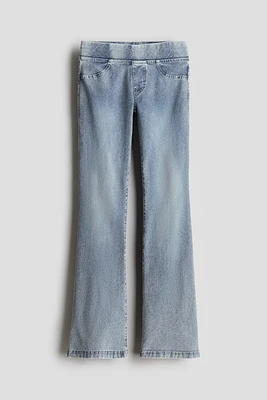Flared Jersey Pants