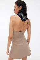 Robe bandeau avec jupe évasée