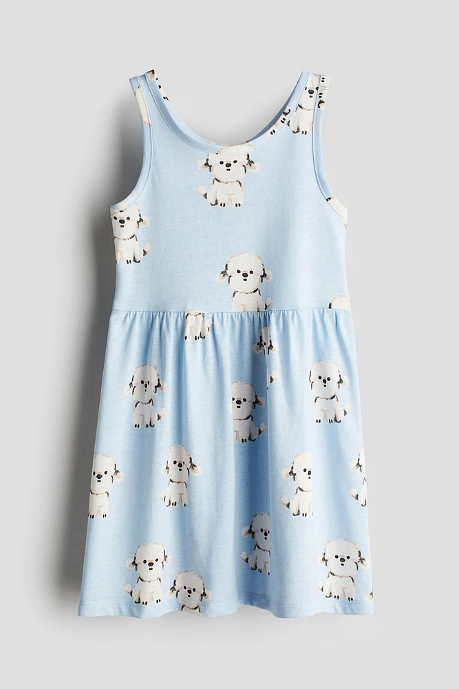 Robe à motif en coton