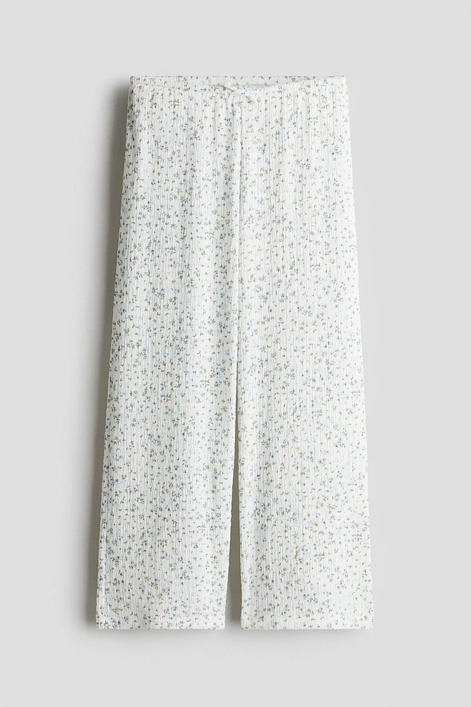 Pantalon en jersey texturé