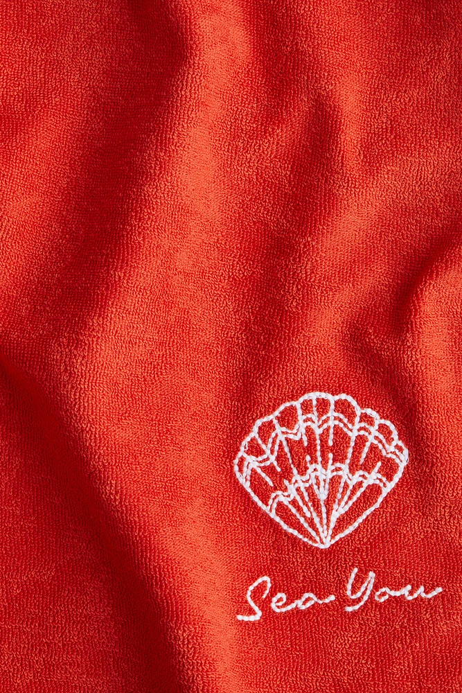 Short en tissu éponge