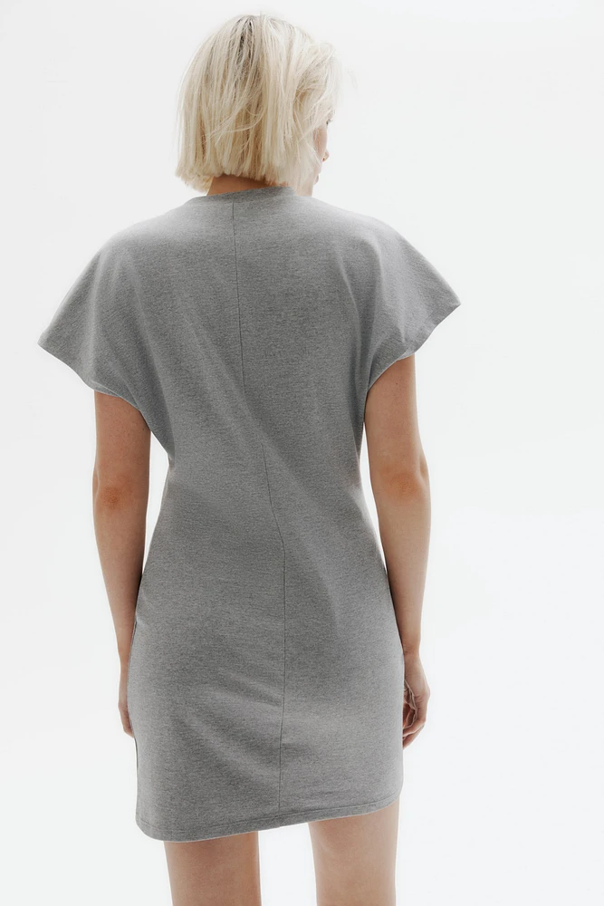 Short-Sleeved Jersey Dress