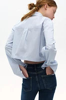 Cropped Cargo Shirt