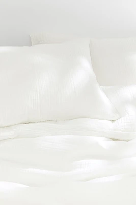 Parure de couette lit double en mousseline