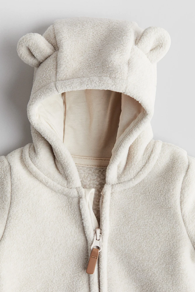 Hooded Fleece Jumpsuit