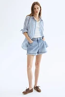 High Waist Denim Shorts