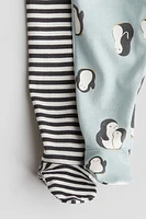 2-pack Zip-up Pajama Jumpsuits