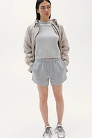 Short Fine-Knit Sweater