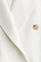 Linen-Blend Blazer