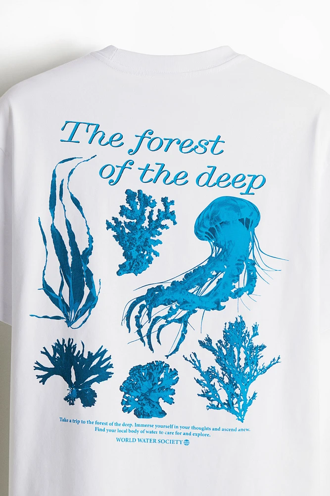 T-shirt imprimé Coupe Flottante