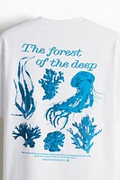 T-shirt imprimé Coupe Flottante
