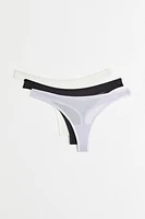 3-pack Mesh Thong Briefs