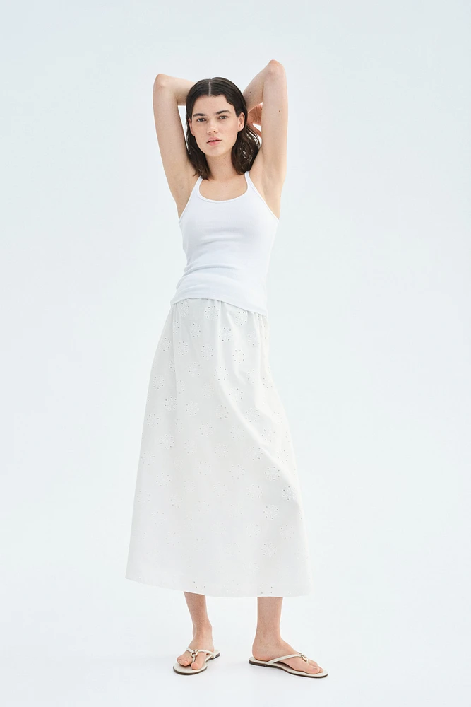 Jupe MAMA en broderie anglaise