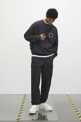 Loose-Fit Printed Sweatshirt