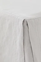 Linen-blend Bedskirt