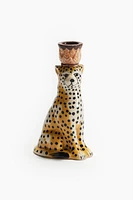 Cheetah Candlestick