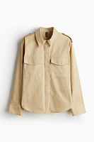 Twill Cargo Shirt