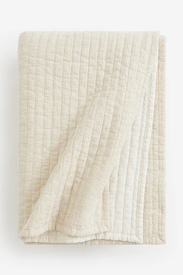 Linen-blend Bedspread