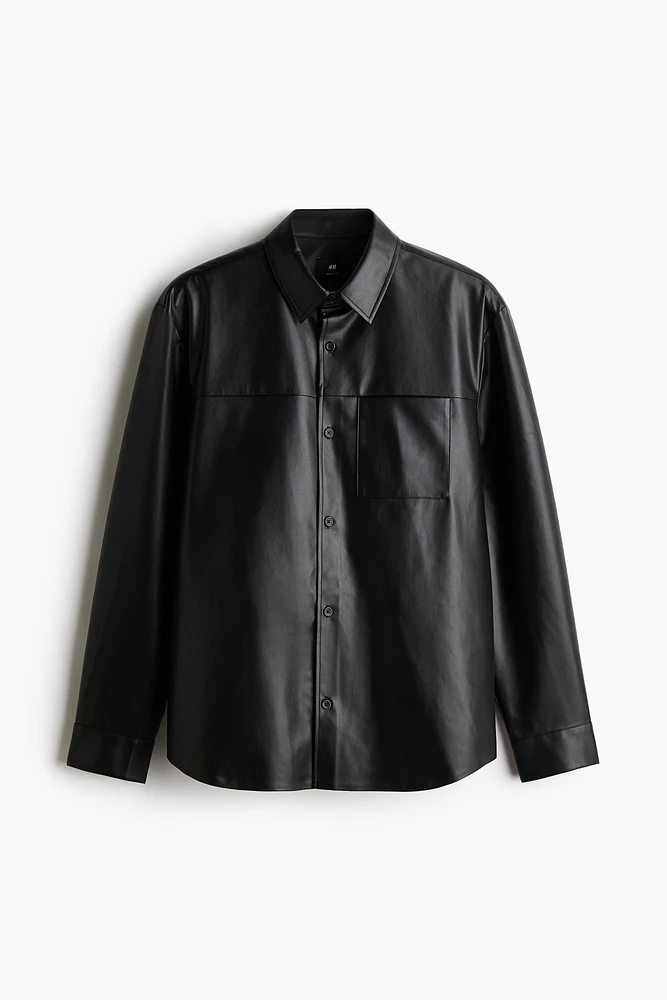 Regular-Fit Coated Shirt