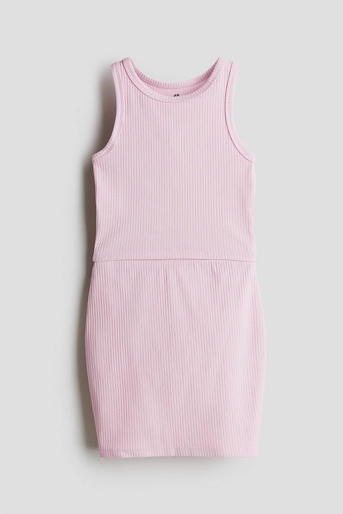 2-Piece Ribbed Cotton Set